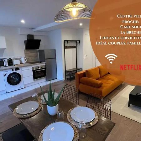 Le Jardin Niortais - Hyper Centre- Proche Gare - Paisible - Grand Jardin Prive, Wifi Hd -Netflix Apartamento Exterior foto